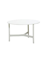 Twist Sofabord, medium fra Cane-line - White / White (Hi-Core) - Jacobsen Plus