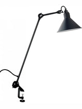 Nr. 201 bordlampe fra Lampe Gras - Sort stel / Blå - Jacobsen Plus