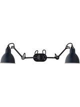 Nr. 204 Dobbelt Væglampe fra Lampe Gras - Blå - Jacobsen Plus