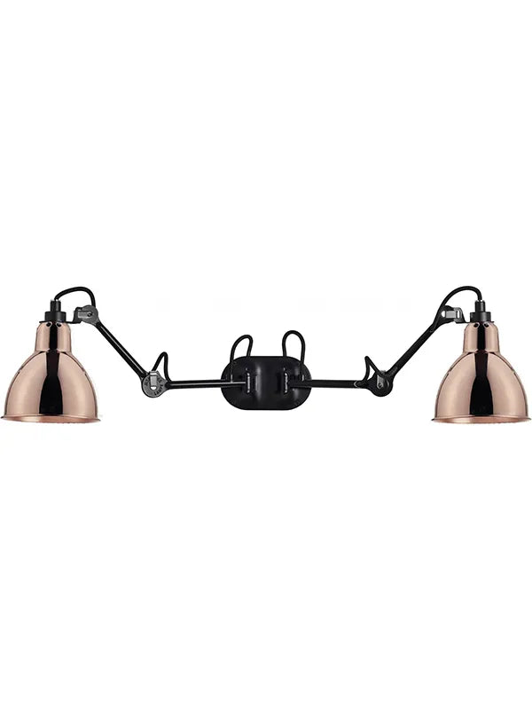 Nr. 204 Dobbelt Væglampe fra Lampe Gras - Kobber - Jacobsen Plus