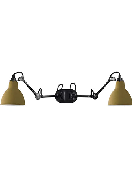 Nr. 204 Dobbelt Væglampe fra Lampe Gras - Gul - Jacobsen Plus