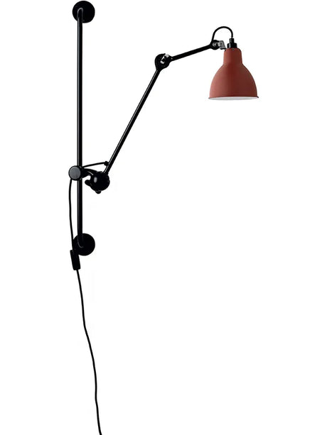 Nr. 210 væglampe fra Lampe Gras - Rød - Jacobsen Plus