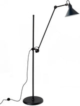 Nr. 215 gulvlampe fra Lampe Gras - Sort stel / Blå - Jacobsen Plus