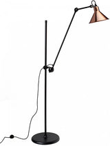 Nr. 215 gulvlampe fra Lampe Gras - Sort stel / Kobber - Jacobsen Plus