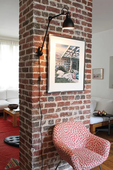 Nr. 222 væglampe fra Lampe Gras - Sort stel / Sort - Jacobsen Plus