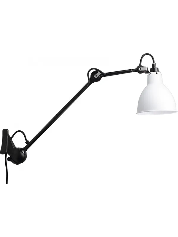 Nr. 222 væglampe fra Lampe Gras - Sort stel / Mathvid - Jacobsen Plus