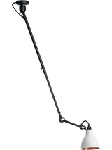 Nr. 302 loftlampe fra Lampe Gras - Mathvid-kobber inderside - Jacobsen Plus