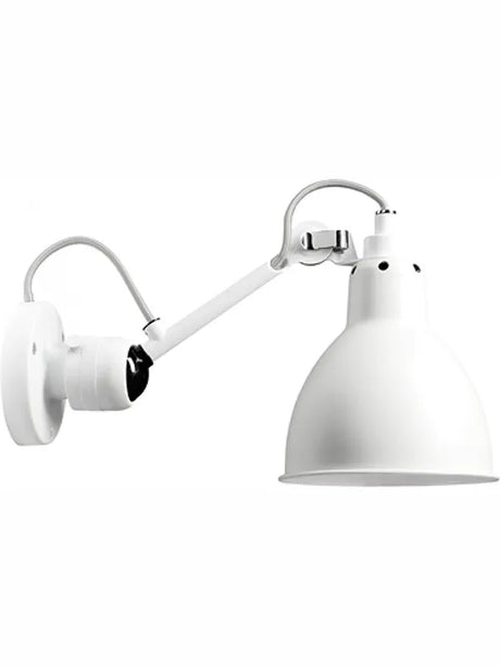 Nr. 304 væglampe fra Lampe Gras - Hvidt stel / Mathvid - Jacobsen Plus