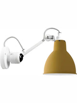 Nr. 304 væglampe fra Lampe Gras - Hvidt stel / Gul - Jacobsen Plus