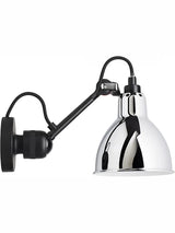 Nr. 304 væglampe fra Lampe Gras - Sort stel / Krom - Jacobsen Plus