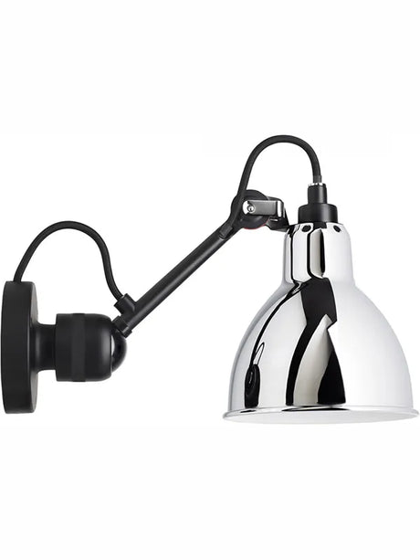 Nr. 304 væglampe fra Lampe Gras - Sort stel / Krom - Jacobsen Plus