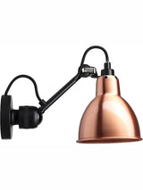 Nr. 304 væglampe fra Lampe Gras - Sort stel / Kobber - Jacobsen Plus