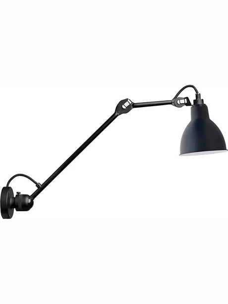 Nr. 304 L40 væglampe fra Lampe Gras - Sort stel / Blå - Jacobsen Plus