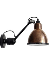 Nr. 304XL udendørs væglampe fra Lampe Gras - Rå kobber - rund skærm / Uden sensor - Jacobsen Plus