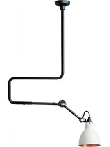Nr. 312 loftlampe fra Lampe Gras - Mathvid-kobber inderside - Jacobsen Plus