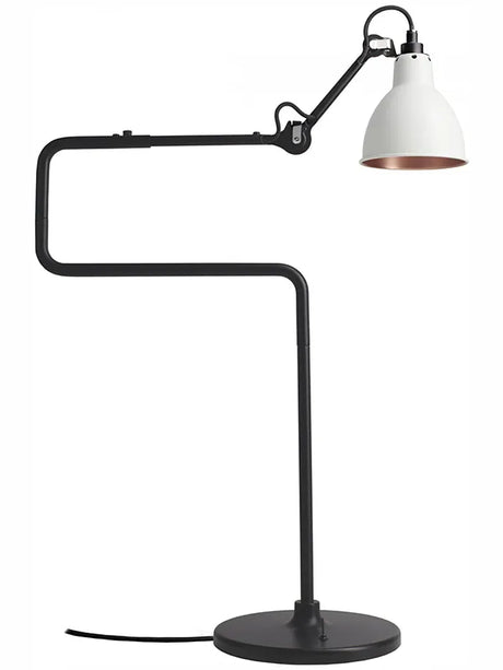 Nr. 317 bordlampe fra Lampe Gras - Mathvid-kobber inderside - Jacobsen Plus