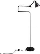 Nr. 411 gulvlampe fra Lampe Gras - Sort-kobber inderside - Jacobsen Plus