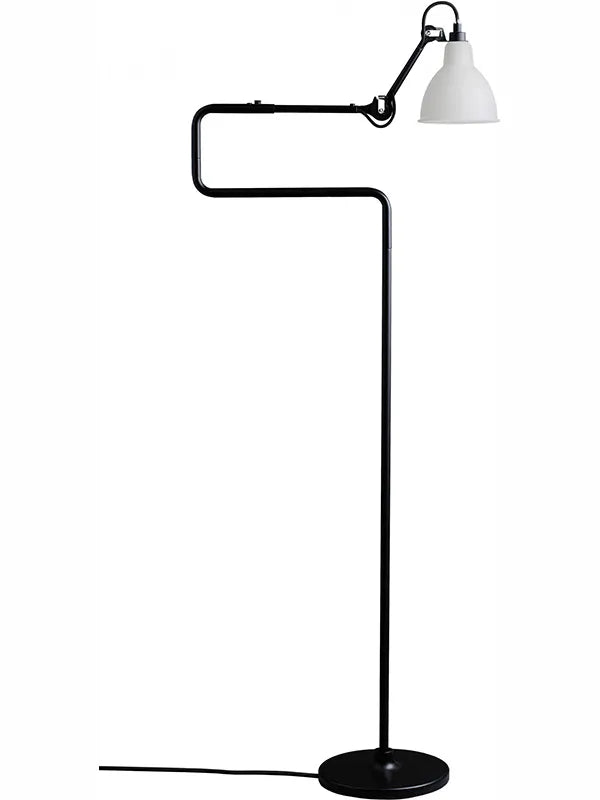 Nr. 411 gulvlampe fra Lampe Gras - Matteret glas - Jacobsen Plus
