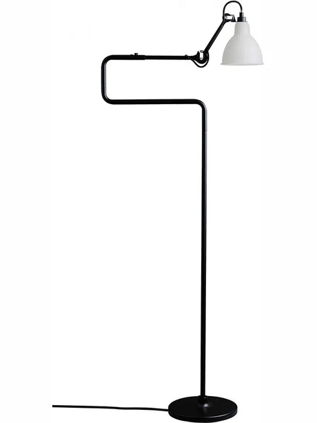 Nr. 411 gulvlampe fra Lampe Gras - Matteret glas - Jacobsen Plus