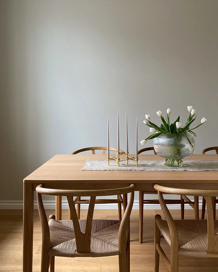 Kertelys til Nagel Lysestage, sand fra STOFF Nagel