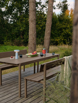 Linear Steel havebænk med ryglæn 170 cm fra Muuto - 1 - Jacobsen Plus