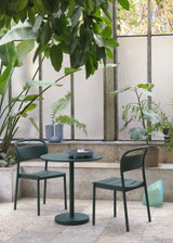 Linear Steel cafébord Ø70 cm, H73 cm fra Muuto - 1 - Jacobsen Plus