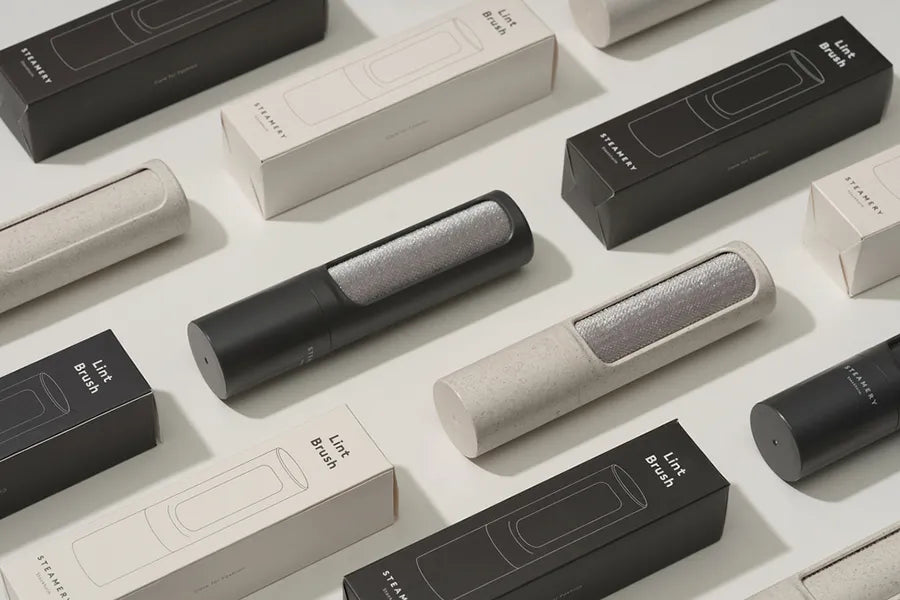 Lint Brush, Dark Grey fra Steamery Stockholm