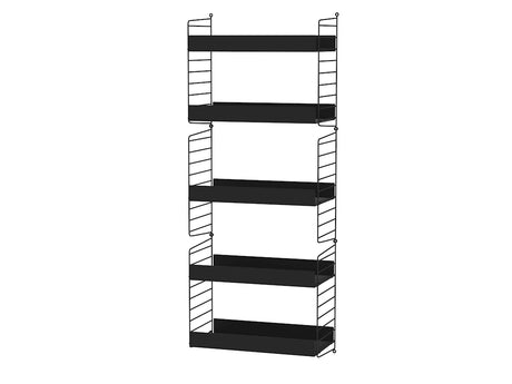 Reol, Living room B fra String - Sort - sort - Jacobsen Plus