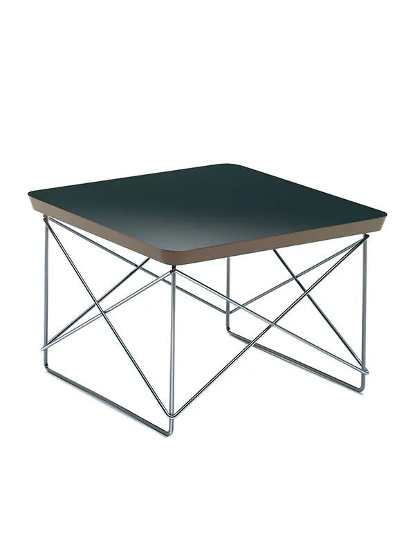 LTR Occasional Table fra Vitra - Sort laminat / Krom stel - Jacobsen Plus