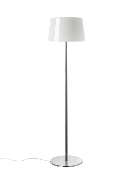 Lumiere XXL Gulvlampe fra Foscarini - Aluminium stel / Hvid - Jacobsen Plus