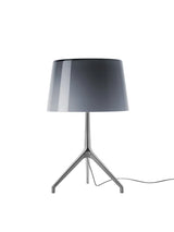 Lumiere XXS/XXL Bordlampe fra Foscarini - Aluminium stel / Grå / Large m. lysdæmper - Jacobsen Plus