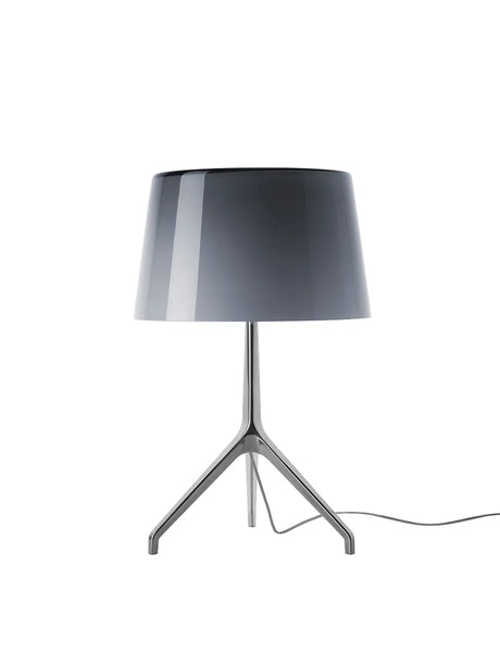 Lumiere XXS/XXL Bordlampe fra Foscarini - Aluminium stel / Grå / Large m. lysdæmper - Jacobsen Plus