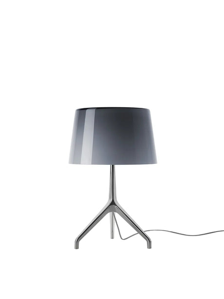 Lumiere XXS/XXL Bordlampe fra Foscarini - Aluminium stel / Grå / Small m. lysdæmper - Jacobsen Plus