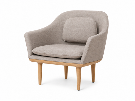 Lunar loungestol, large, eg, Main Line Flax 23 HR fra Stellar Works - 1 - Jacobsen Plus