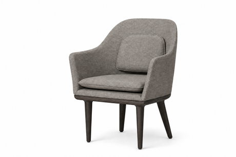 Lunar loungestol, small, onyx eg, Melange Nap 111 HR fra Stellar Works - 1 - Jacobsen Plus