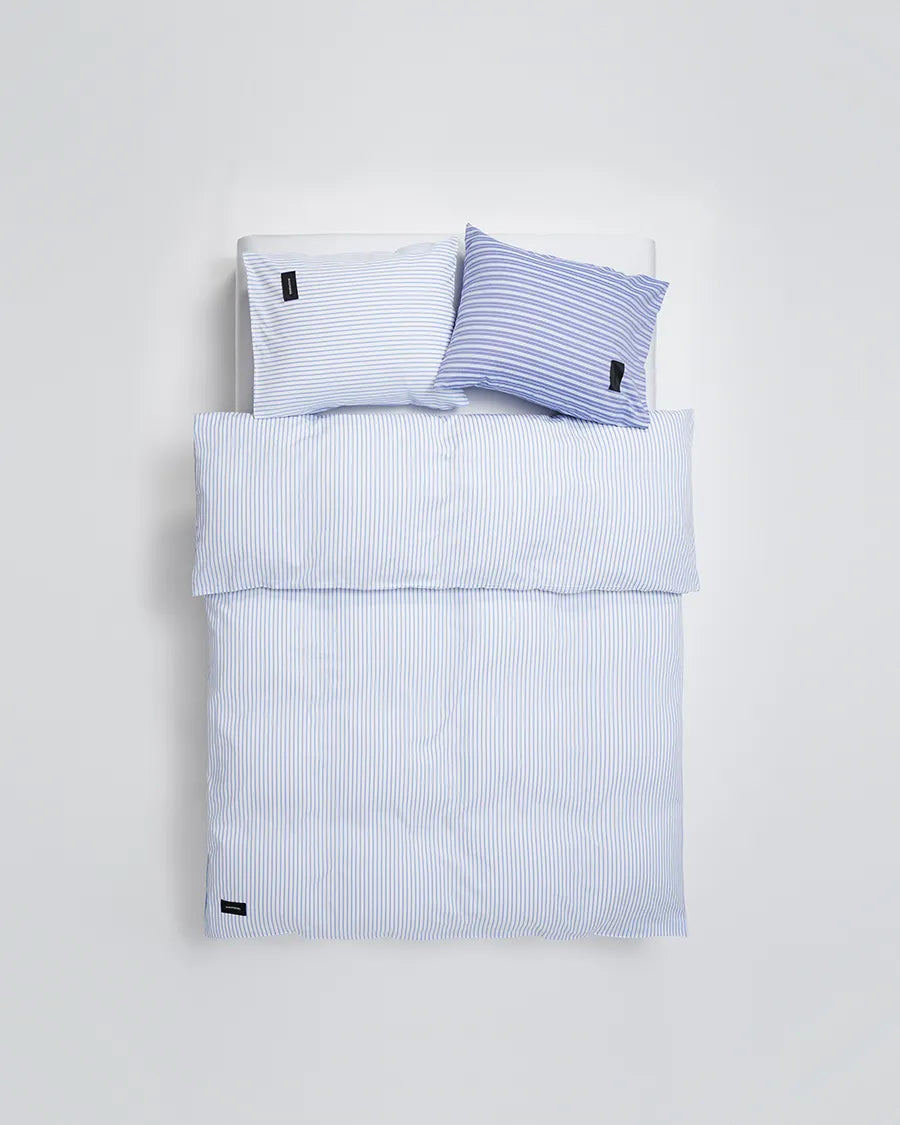 Wall Street Oxford Duvet Cover Single 140x220 cm fra Magniberg