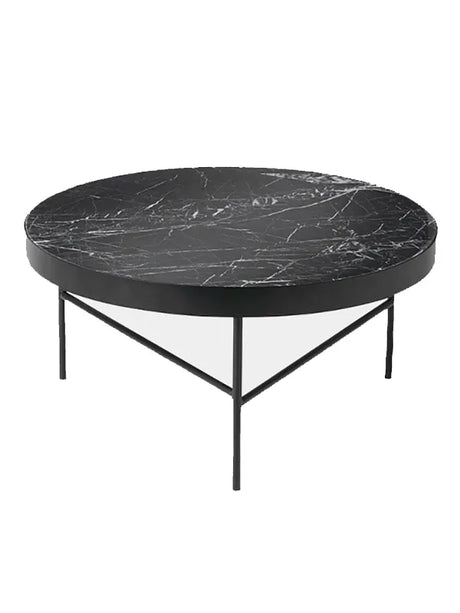 Marble table - large fra Ferm Living - Sort - Jacobsen Plus