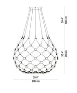 Mesh LED pendel Ø100 fra Luceplan - 5 - Jacobsen Plus