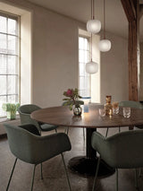Midst Table Ø 160 cm, dark oiled oak fra Muuto - 2 - Jacobsen Plus