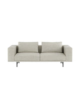 Vipp - Loft 2-Personers Sofa - Mist - Sort pulverlakeret stel - Jacobsen Plus