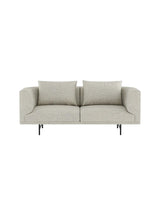 Vipp - Chimney 2-Personers Sofa - Mist - Sort pulverlakeret stel - Jacobsen Plus