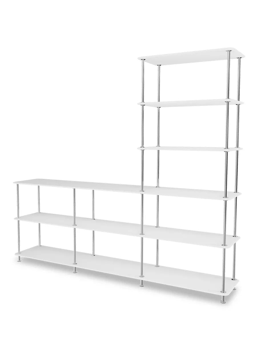 Montana Free Reol 522000, chrome - New white - Jacobsen Plus