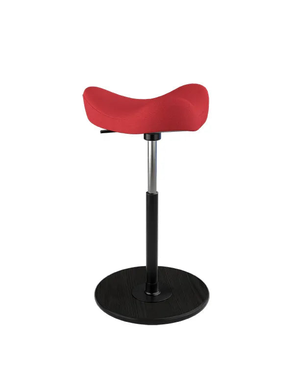 Move Stol fra Variér - Revive / Red REV634 / Black ash lacquered - Jacobsen Plus