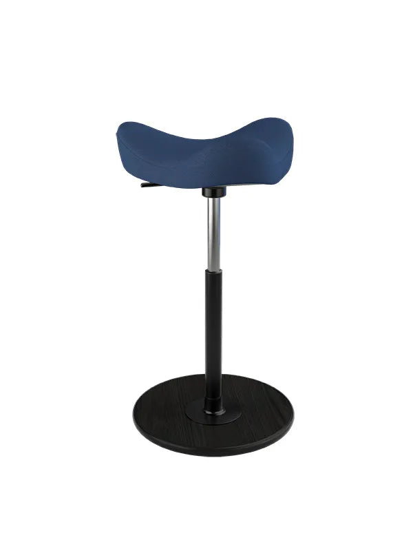 Move Stol fra Variér - Revive / Dark blue REV774 / Black ash lacquered - Jacobsen Plus
