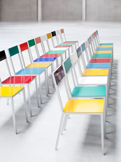 Alu Chair fra Valerie Objects - Yellow - Pink - Jacobsen Plus