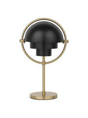 Multi-Lite Portable Bordlampe, messing/sort fra GUBI