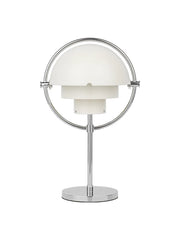 Multi-Lite Portable Bordlampe, krom/hvid fra GUBI