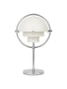 Multi-Lite Portable Bordlampe, krom/hvid fra GUBI