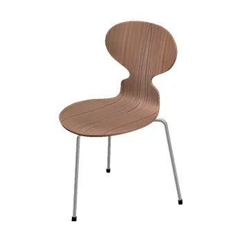 3100 Myren med 3 ben af Arne Jacobsen - Ingen farve / Elm - Jacobsen Plus