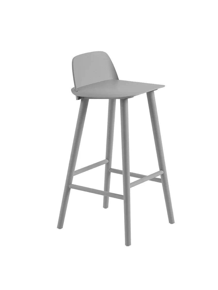 Nerd Bar Stool fra Muuto - Grey - Jacobsen Plus